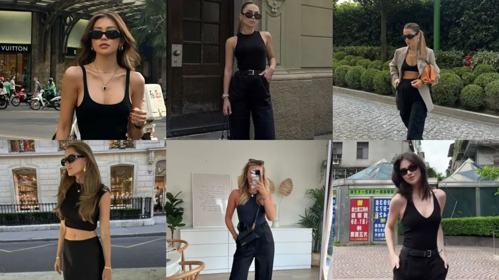 10 Black Tank Top Outfits That Prove Basics Are Everything