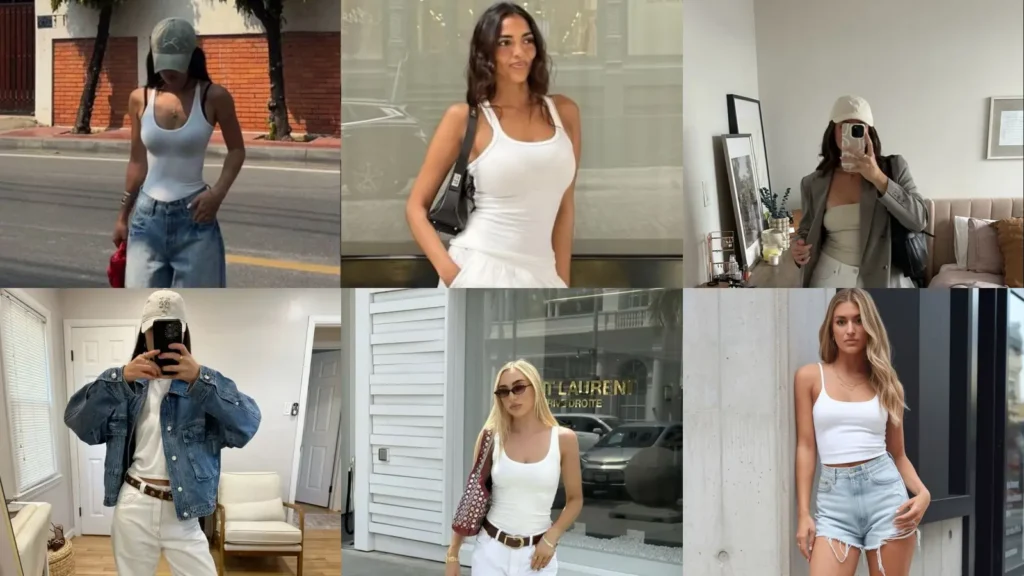 Why White Tank Top Outfit Ideas Always Work – 10+ Fav Styles