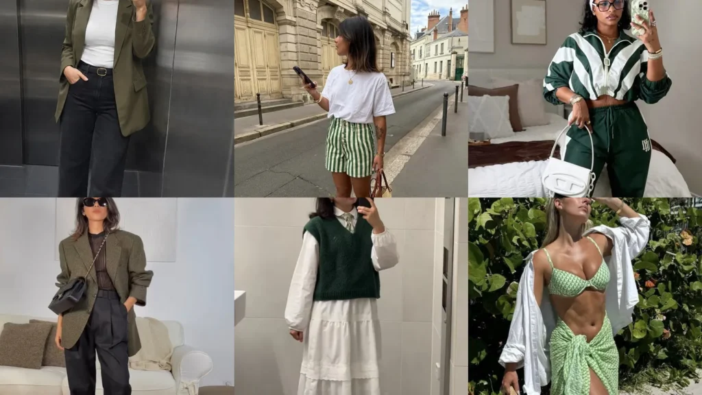 20 Moss Green Outfits and More Green Looks to Try
