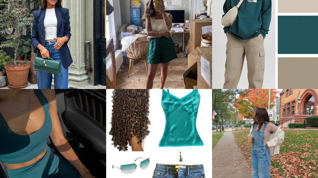 20 Teal Outfits and More Blue-and-Green Looks to Inspire You